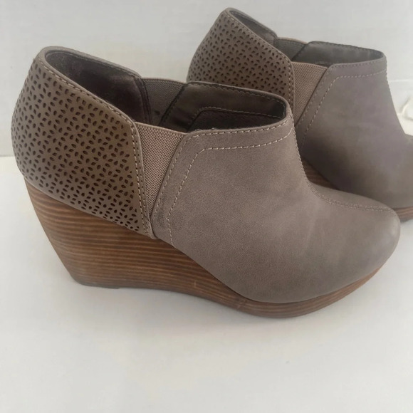 Dr. Scholl's Taupe Ankle Booties - Picture 3 of 8